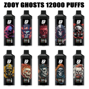 Bequem zum Mitnehmen von Einweg-E-Zigaretten ZOOY GHOSTS 12000 PUFFS 